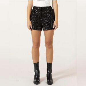🌸 NEW Bloom Girl Sequin Shorts Women's Large Sparkly Festival Party Shorts